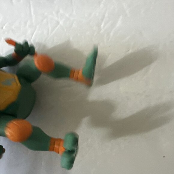 TESTED Rise Of Teenage Mutant Ninja Turtles Michaelangelo Pop-up Figure 5.5” - Picture 7 of 7